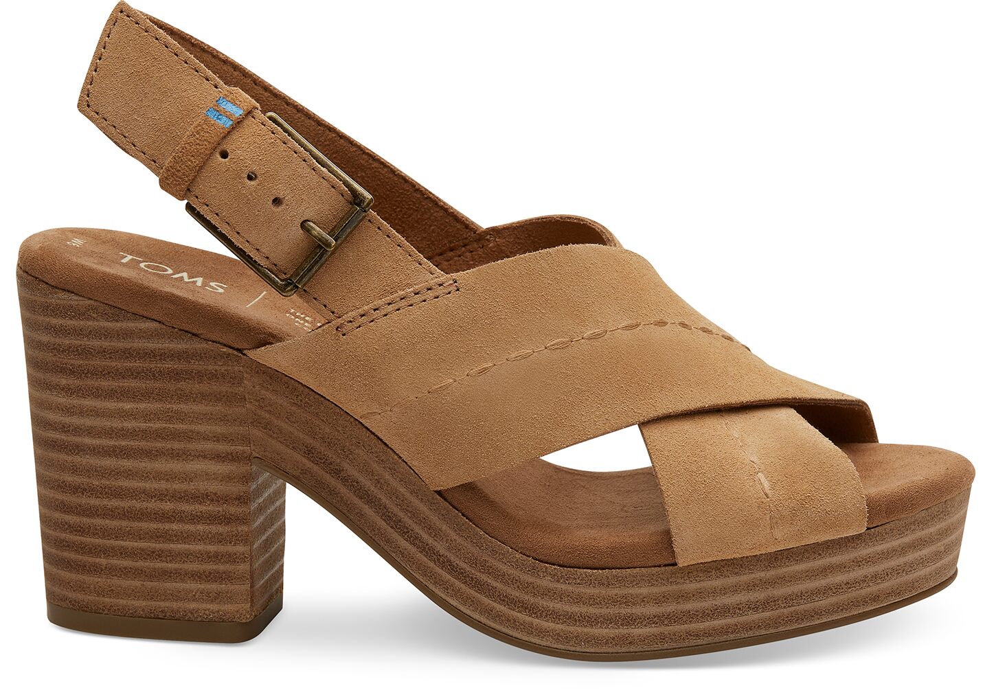 Toms Ibiza Suede - Womens Sandals - Brown - NZ - 183465DVW